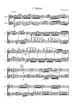 1. Satz 'Entree' aus der Suite für 2 Flöten