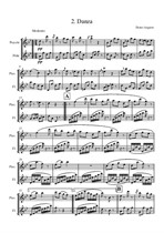2. Satz 'Danza' aus der Suite für 2 Flöten